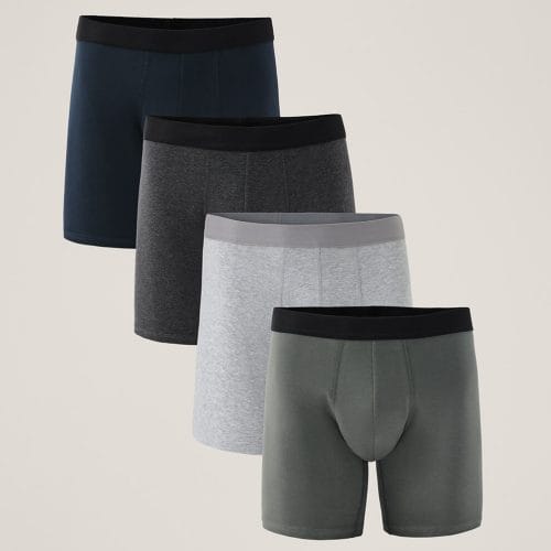Men's Classic Neutrals Everyday Extended Boxer Brief 4-Pack XL