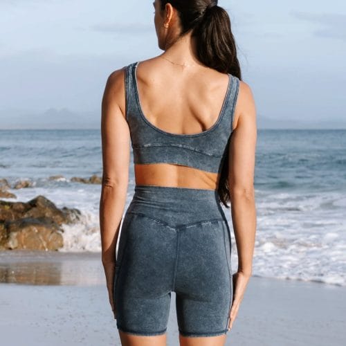 Hemp Bike Short 3.0 with Pockets back view