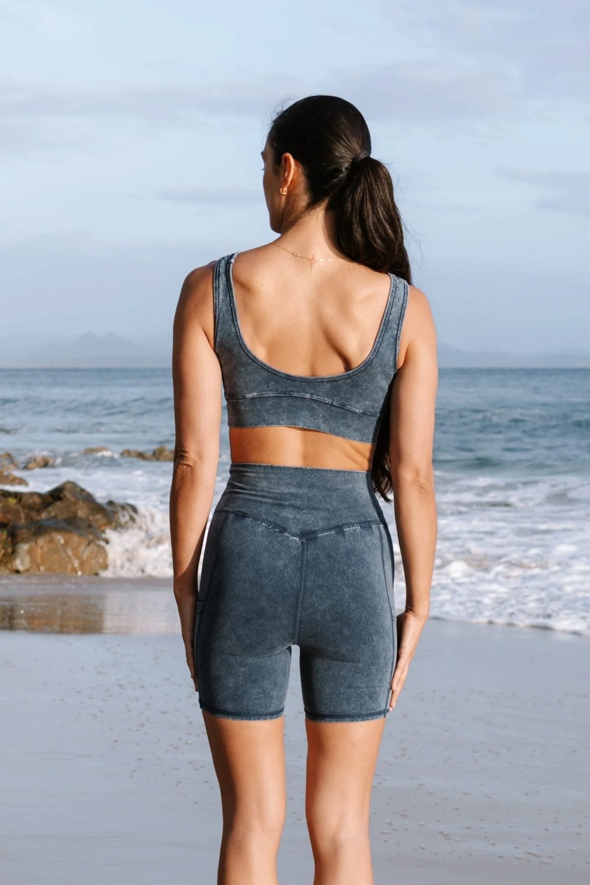 Hemp Bike Short 3.0 with Pockets back view