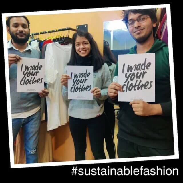 Photo of some of the manufacturers in Just Tall's supply chain, showing transparency and ethical manufacturing. 