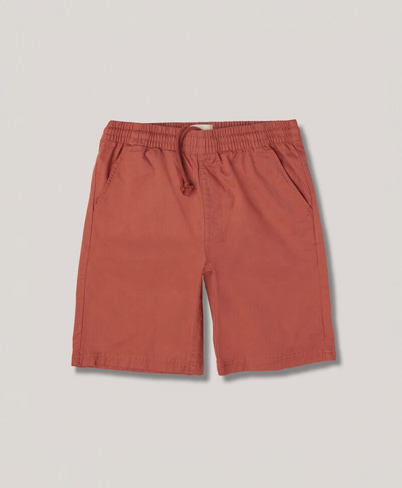 Men's Adobe Canvas Drawstring Short - 9" L