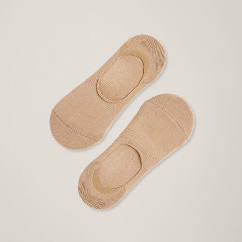Women's Champagne No-Show Socks 2-Pack 1S