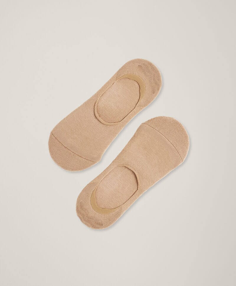 Women's Champagne No-Show Socks 2-Pack 1S
