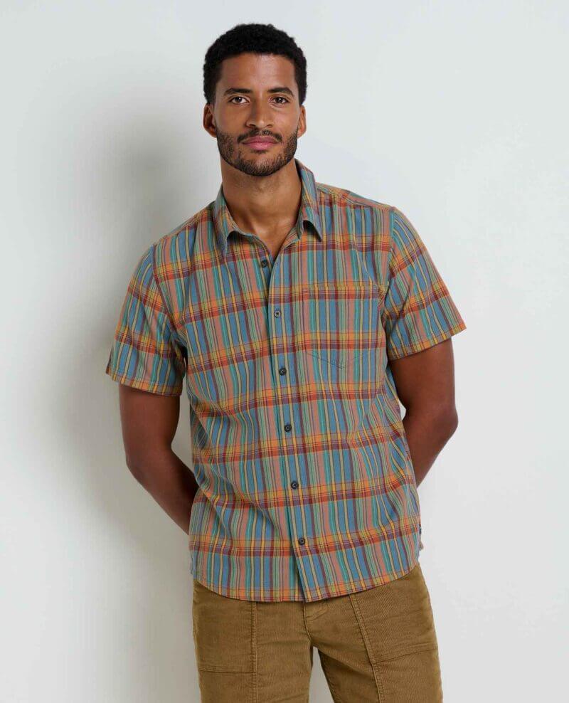 Airscape Short Sleeve Shirt North Shore Plaid / S