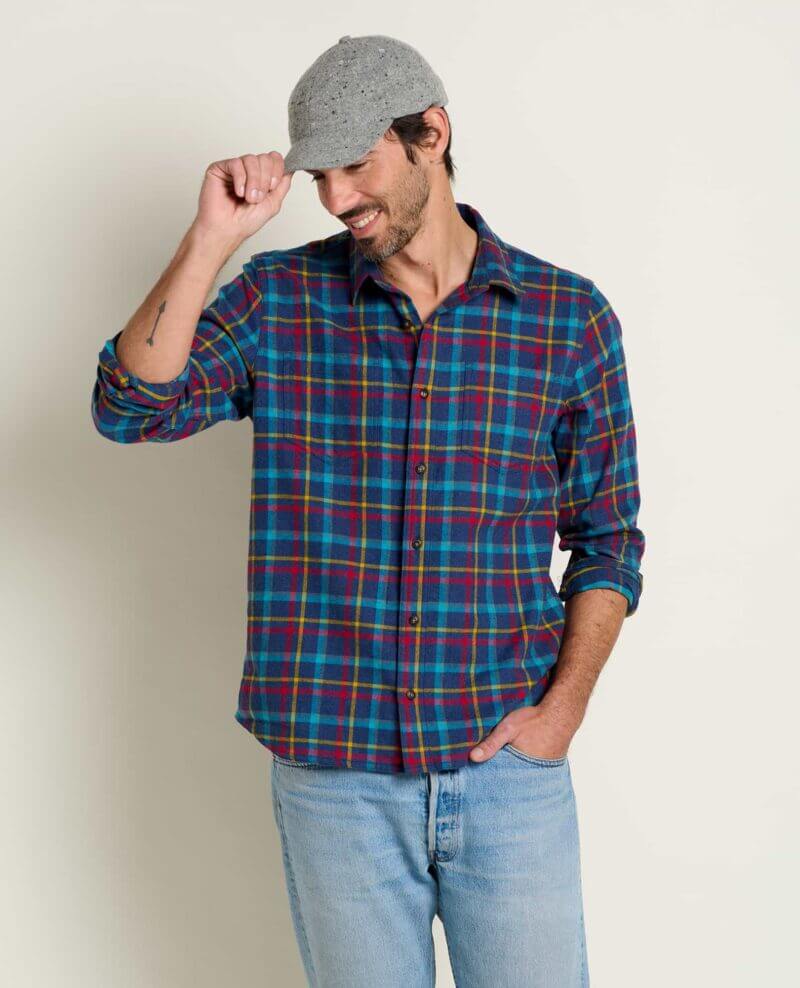 Flannagan Long Sleeve Shirt True Navy II / M