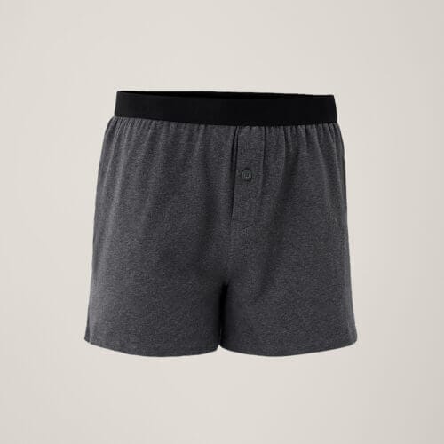 Men's Charcoal Heather Everyday Knit Boxer S