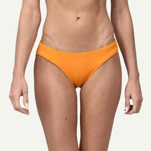 Patagonia Women's Sunamee Full Coverage Bikini Bottoms in Kishu Orange