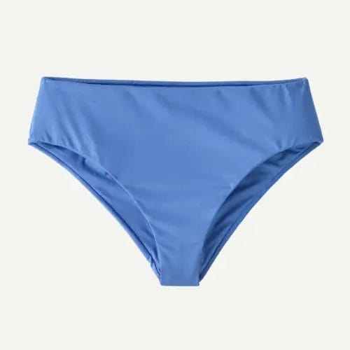 Patagonia Women's Wave For It High Waisted Bikini Bottoms in Abundant Blue