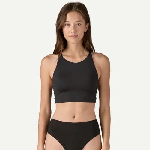 Patagonia Women's Cami Full Coverage Bikini Top in Black