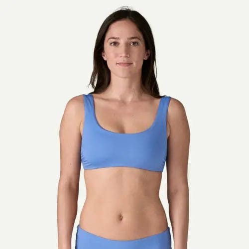 Patagonia Women's Wave For It Bikini Top in Abundant Blue