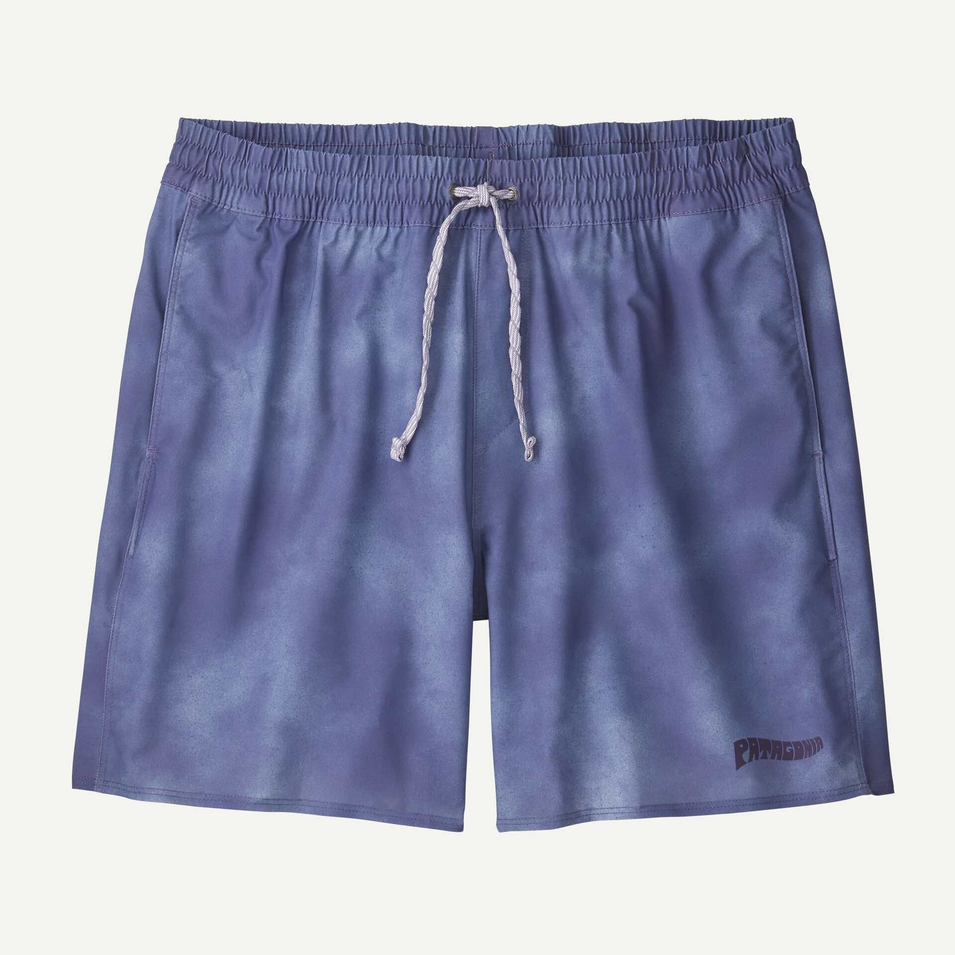 Patagonia Men's Hydropeak Volley Shorts - 16" Inseam in Concrete Purple