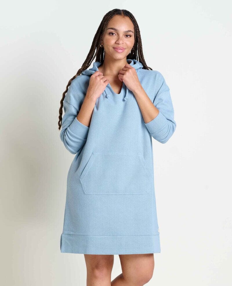 Byrne Hooded Dress Weathered Blue / XS