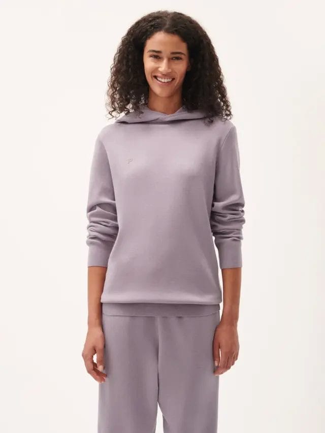 regenerative merino wool hoodie by pangaia