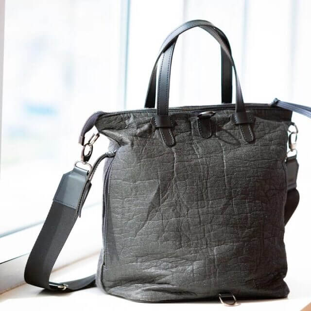 ethical latin american bags made from Pinatex, made from using pineapple leaf fiber