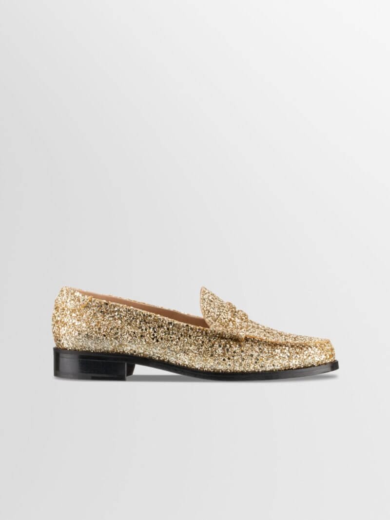 Koio | Brera In Glitz Women's Leather Penny Loafers 10 (Us) / 40 (Eu)