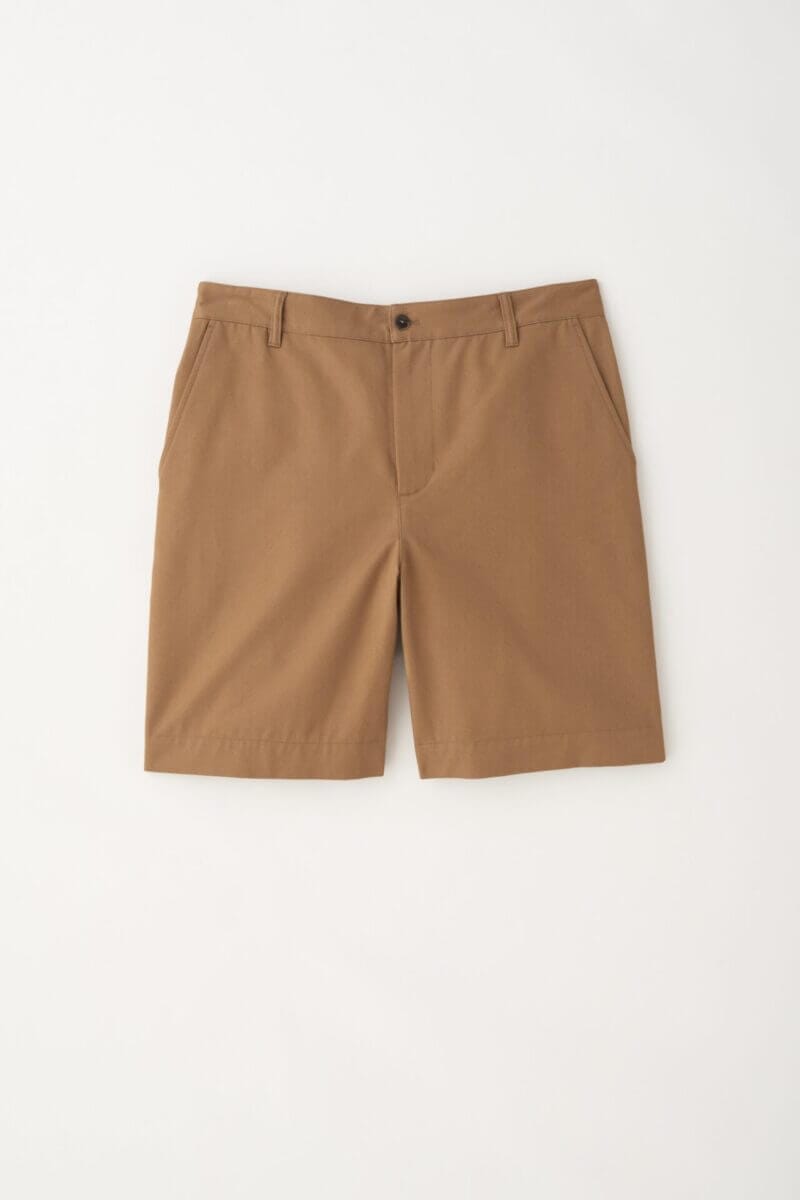Kotn Men's Twill Shorts in Khaki Brown, Size XS