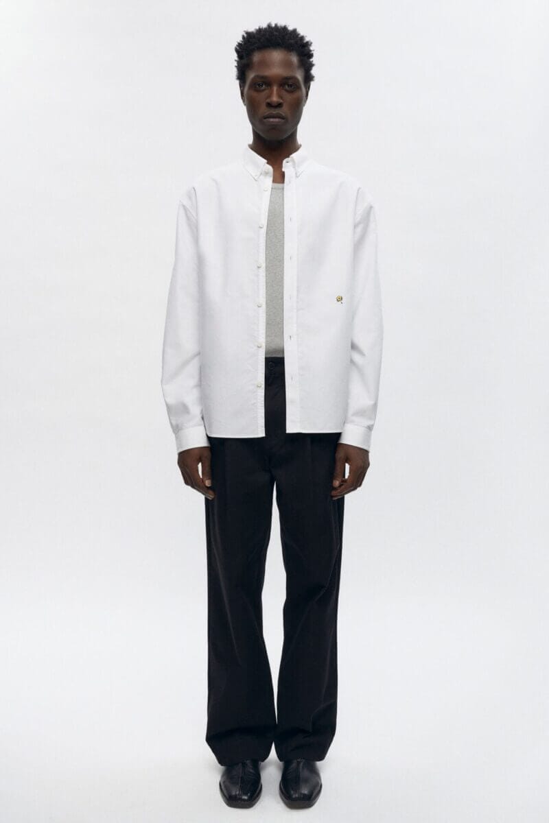 Kotn Unisex Classic Oxford Shirt in White, Size XS