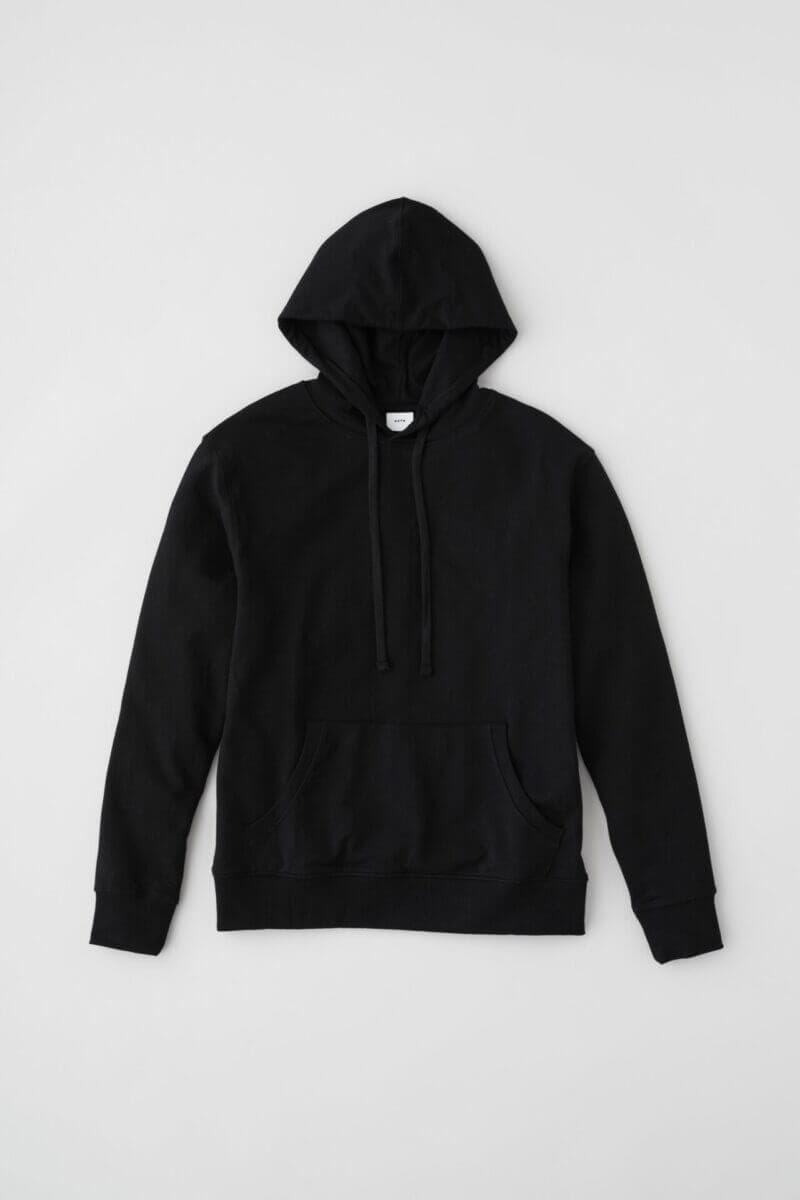 Kotn Unisex French Terry Hoodie in Black, Size 2XL