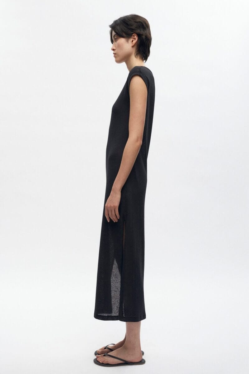 Kotn Women's Luxor Jersey Dress in Black, Size Medium