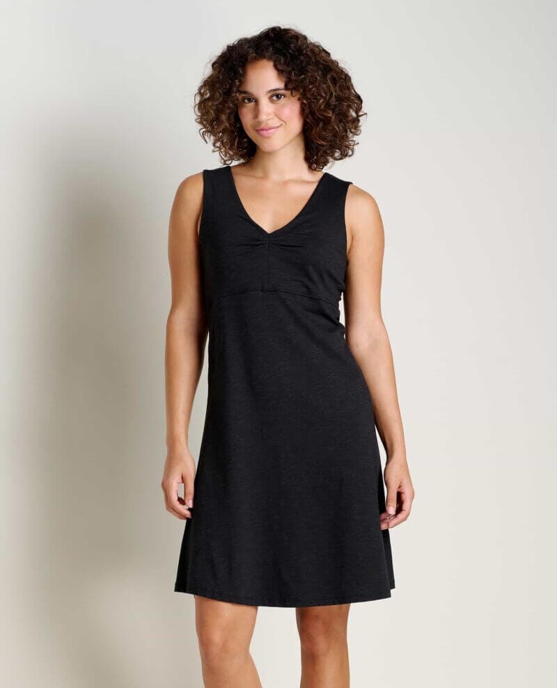 Rosemarie Sleeveless Dress Black / XS