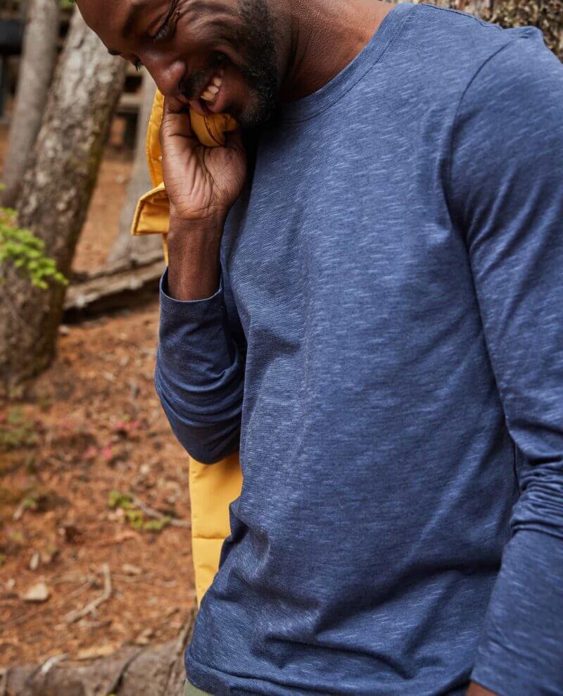 Tempo Long Sleeve Crew True Navy / S