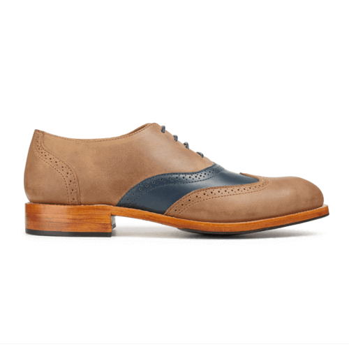 The Clasico in Desert and Denim Blue