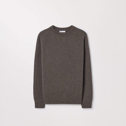 The Heavy Wool Sweater Brown