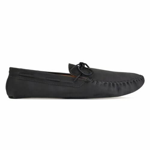 The Men's Moccasin in Black
