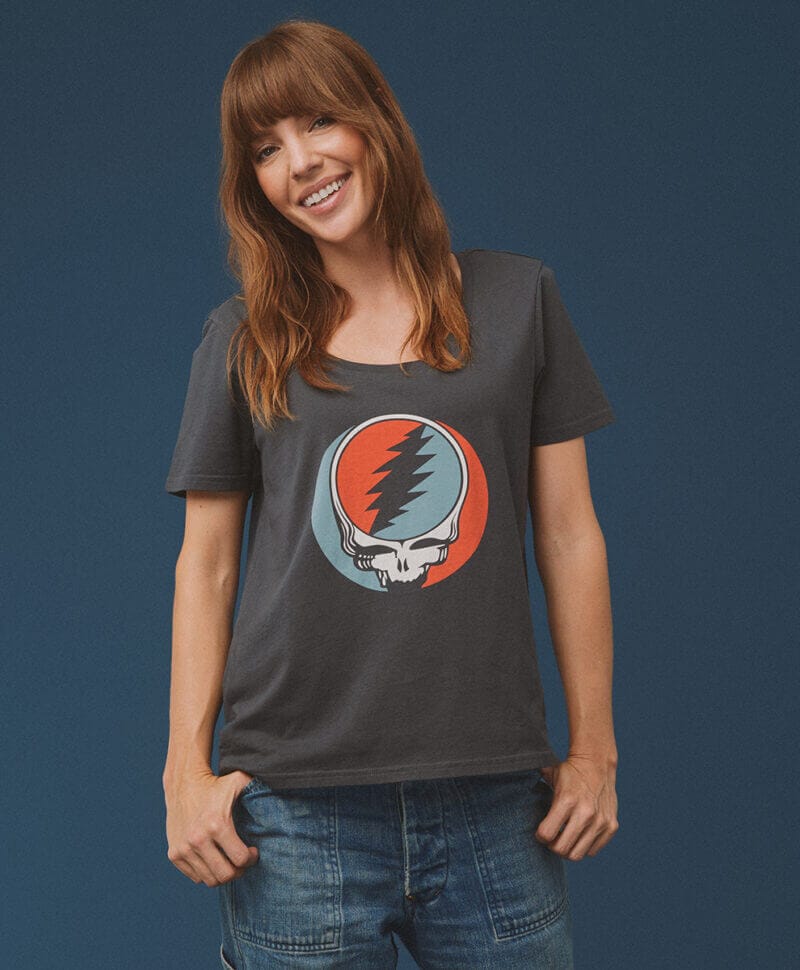 Women's Usual Suspect Grateful Dead X Pact Graphic Tee 2XL