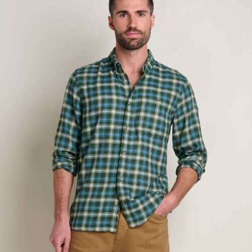 Airsmyth Long Sleeve Shirt Pasture Mini Check / S
