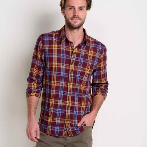 Fletcher Long Sleeve Shirt Port / M
