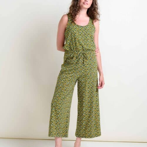 Sunkissed Livvy Jumpsuit Treetop Grass Print / S