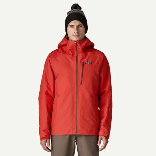 Patagonia Men's Insulated Powder Town Ski/Snowboard Jacket in Amanita Red