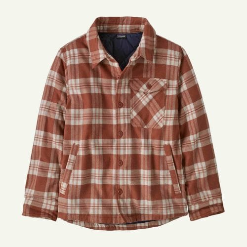 Patagonia Kids' Lightweight Insulated Fjord Jacket in Burnished Red