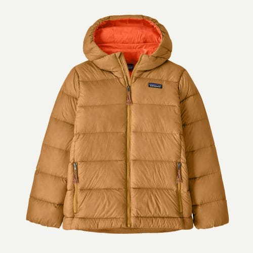 Patagonia Kids' Hi-Loft Down Sweater™ Hoody in Talon Gold
