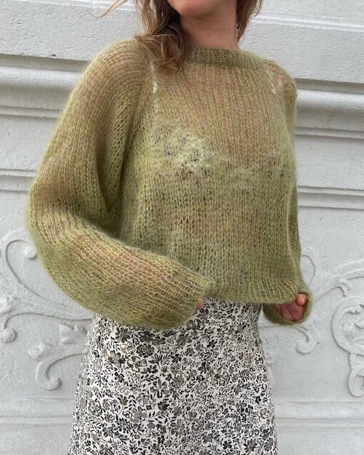 Layered Mohair Jumper
