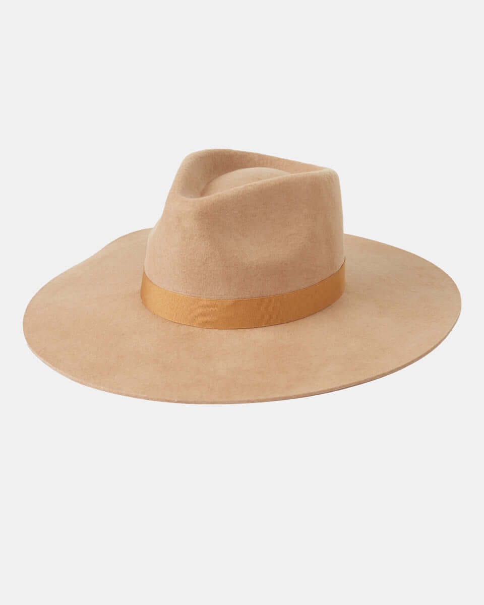 Taylor Felt Rancher Hat - TOBACCO BROWN / L