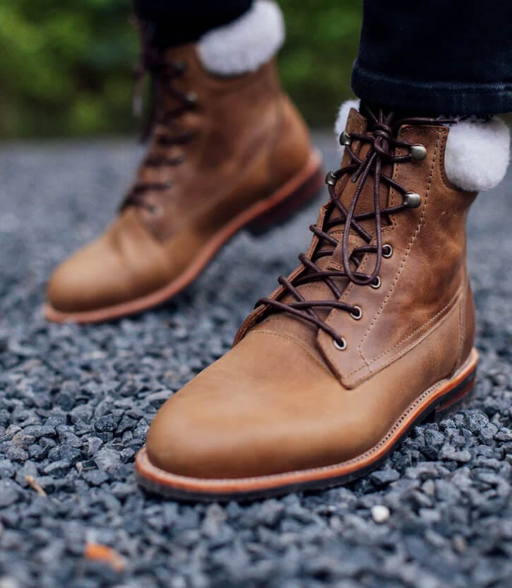 Close-up of a pair of handcrafted shoes made in Guatemala.