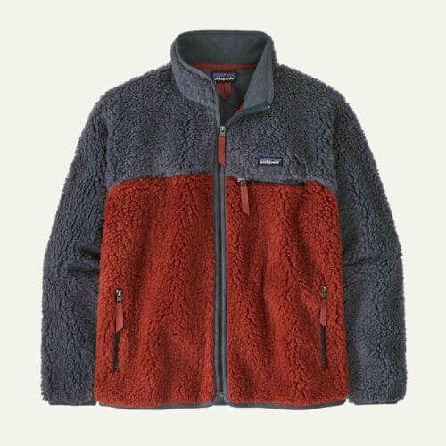 Patagonia Natural Blend Retro Cardigan Sweater in Burnished Red