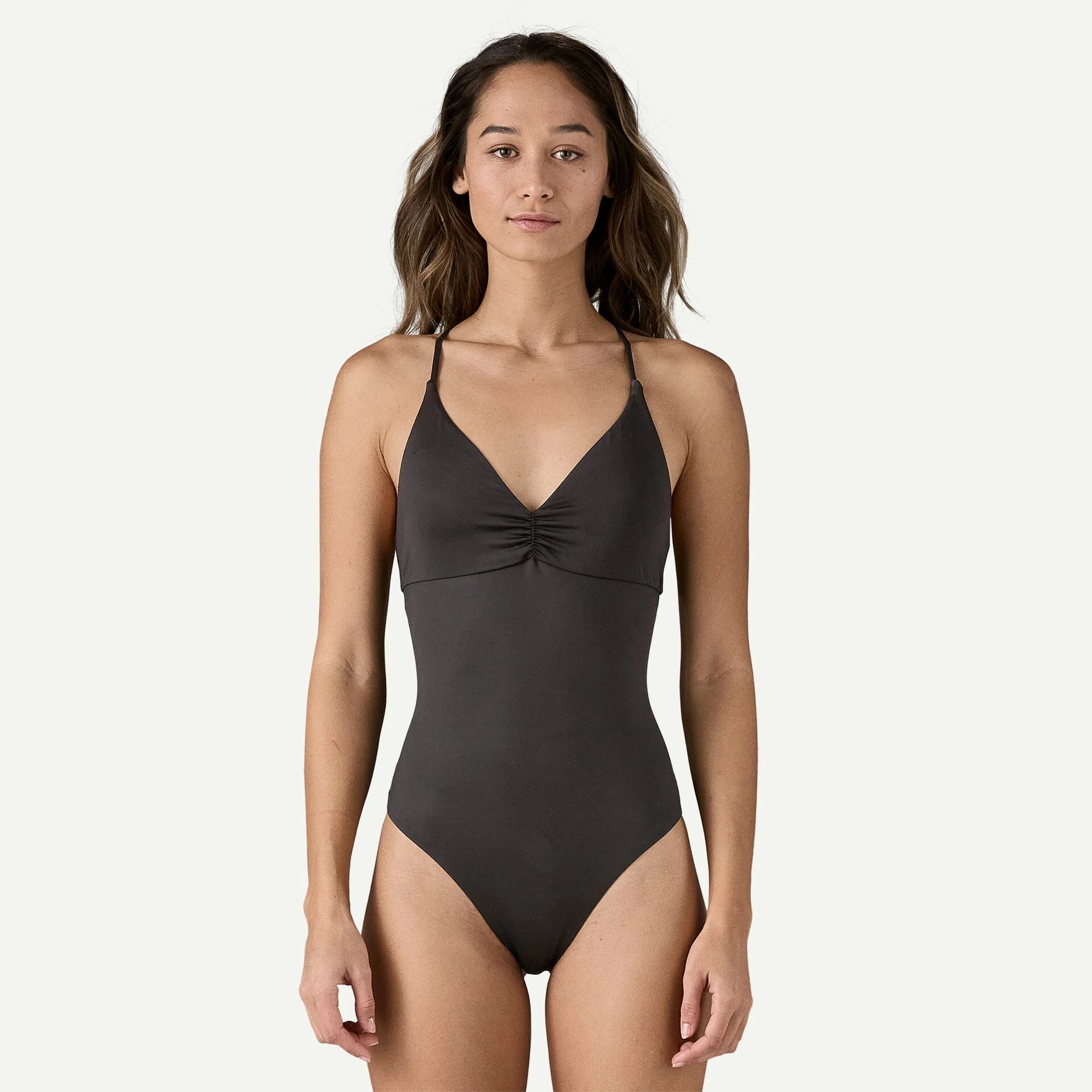 Patagonia Women's Cross Shore One-Piece Surf Swimsuit in Black