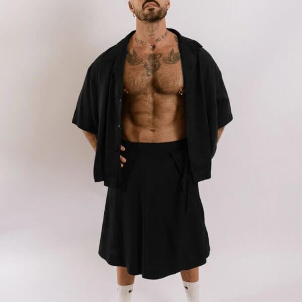 the glade mens skirt and top